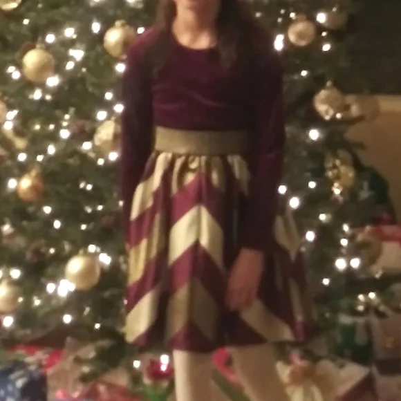white christmas dresses Bonnie Jean Toddler Girls Striped Nutcracker Printed Dress, Green, 2T main image 0